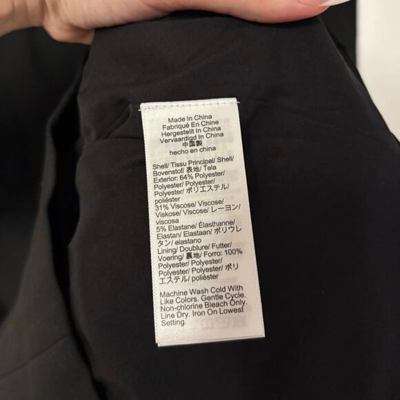 NWT J.Crew Sheath Dress In Four Season Stretch Black Size 0 - Picture 6 of 8